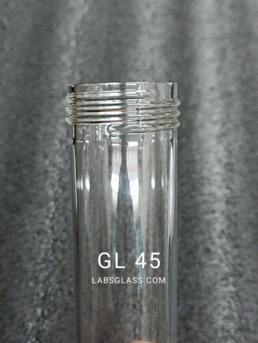 GL45 Glass Screw Thread Tube 180mm laboratory glassware component