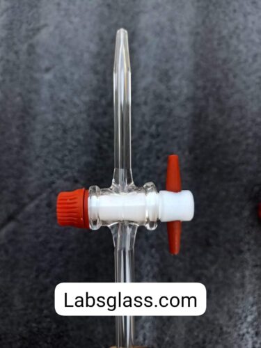 NS 12.5 PTFE key stopcock burette tube repair stopcock