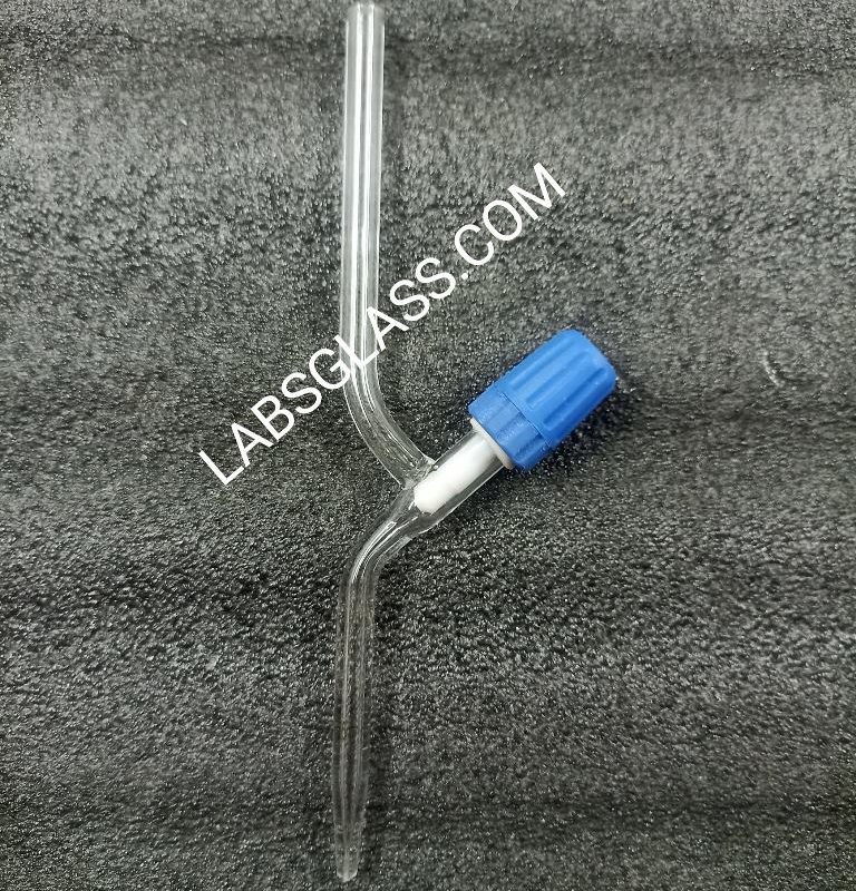 Stopcock 'SGCLABS' Screw Type PTFE, Needle Valve Plain Limbs O.D. 15 mm. - Gallery | SGC LABS®