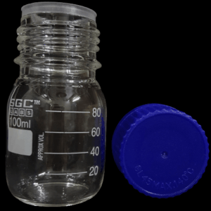 Buy Reagent Bottle 'SGCLABS' W.M. with screw cap 100 ml. - Laboratory Glassware | SGC LABS® India