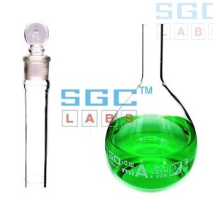 Buy Flask Volumetric 'SGCLABS' with I/C polypropylene Stopper 'A' 100 ml. - Laboratory Glassware | SGC LABS® India