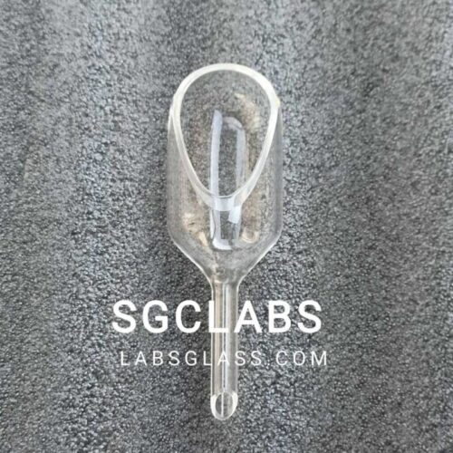 10 ml Clear Glass Weighing Scoop, Borosilicate Spoon | SGC LABS®
