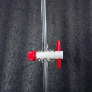 Buy Stopcocks, valve and keys - single way PTFE stopcock - NS12,5 Bore 2,5 mm - Laboratory Glassware | SGC LABS® India