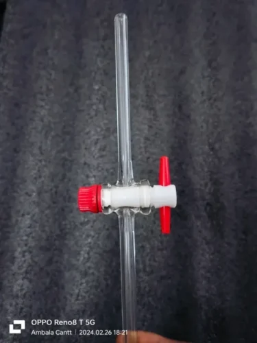 NS 14.5 PTFE stopcock straight bore 2.5mm SGC LABS