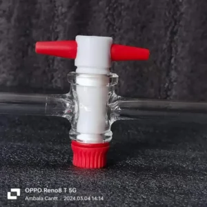 Buy STOPCOCK STRAIGHT BORE,PTFE KEY BORE 6MM - Laboratory Glassware | SGC LABS® India