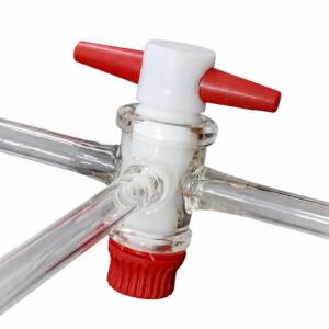 Buy STOPCOCK T-BORE WITH PTFE KEY 4 MM - Laboratory Glassware | SGC LABS® India