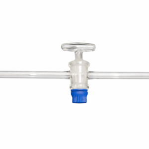 NS 14.5 Glass Key Stopcock, Side Limbs with 10mm Tube, Bore - 4 mm