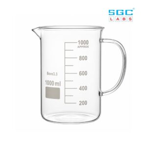 Low Form Beaker with Glass Handle